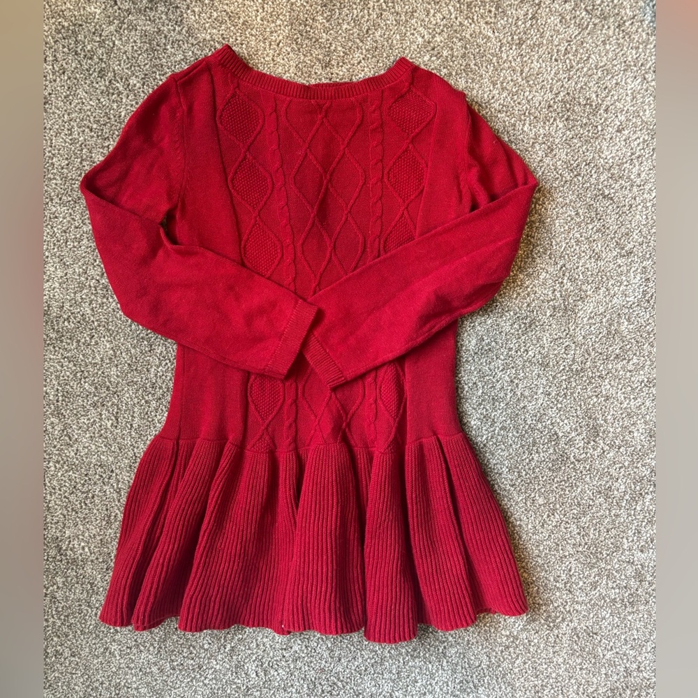 Carter's Red Toddler Sweater Dress